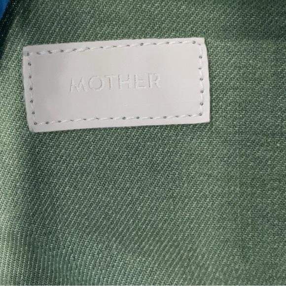 MOTHER The Ruffle Mini Skirt in Loden Frost Green Size 25 GUC - Picture 5 of 5